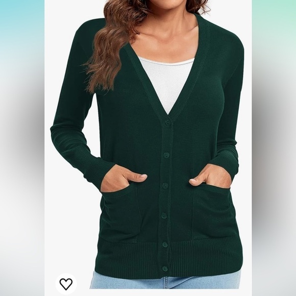 NWT Urban CoCo Women's Long Sleeve Button Down Basic Cardigan Sweater XL - Picture 2 of 6